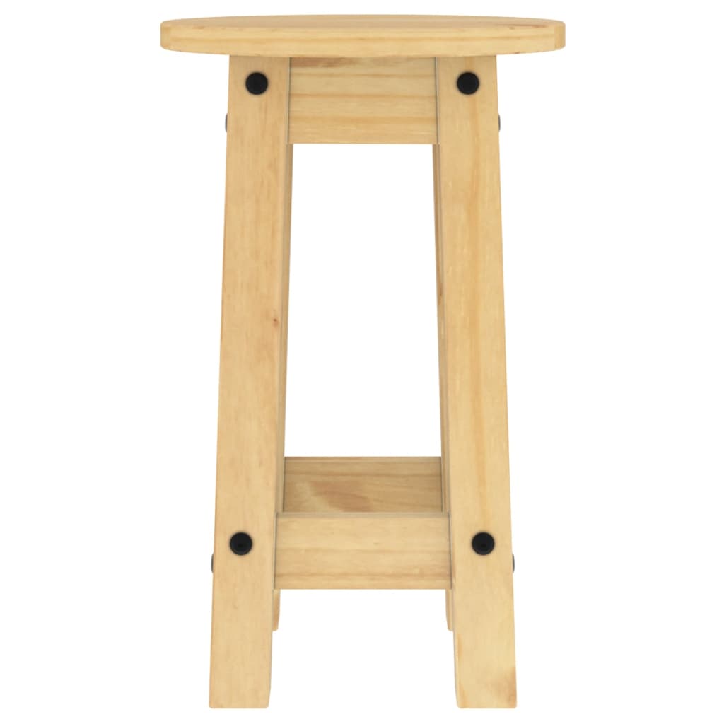 3Dílný Barový Set Masivní Borové Dřevo