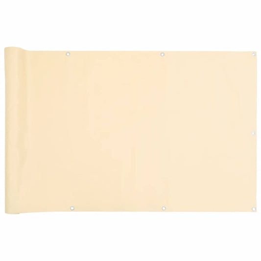 Balkonová Zástěna Pvc Krémová