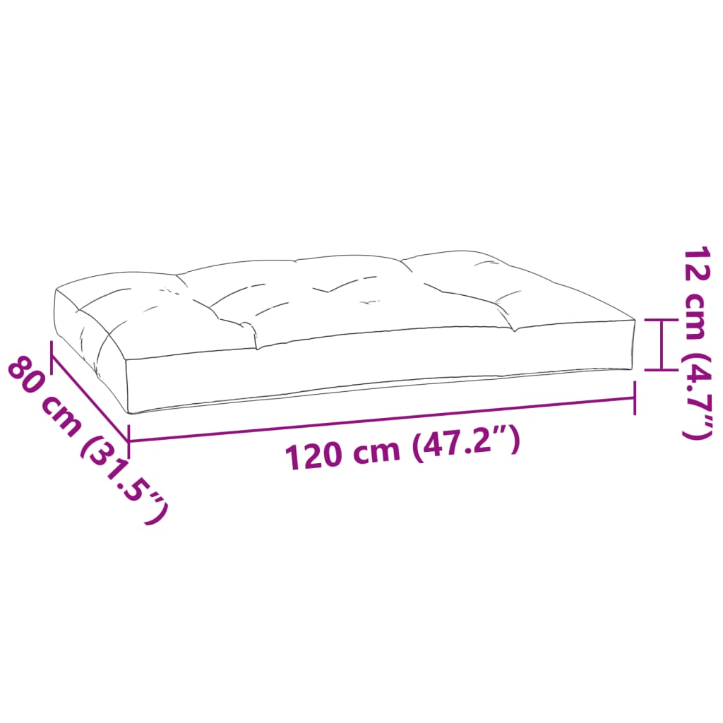 Podušky Na Palety 5 Ks Taupe Textil