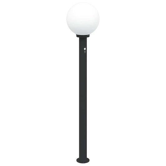 Sloupkové Svítidlo Se Senzorem 120 Cm Černé Ip44