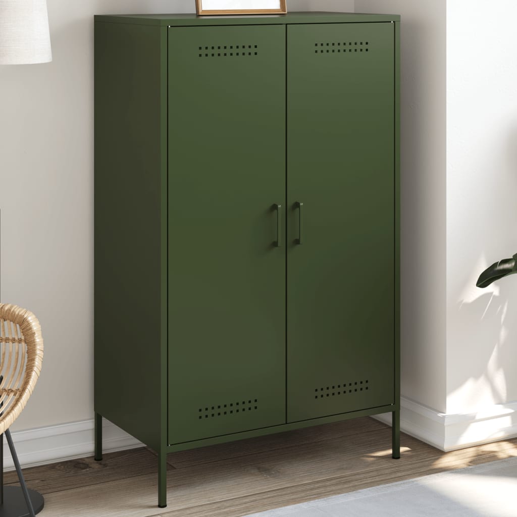 Skříň Highboard 68 X 39 X 113 Cm Ocel