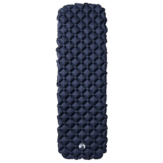 Nafukovací Kempingová Matrace Pro 1 Osobu Šedá 190 X 58 X 6 Cm