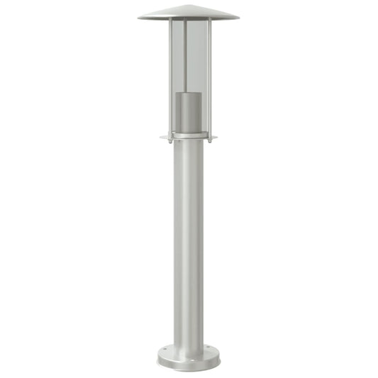Venkovní Stojací Lampa Nerezová Ocel Stříbrná