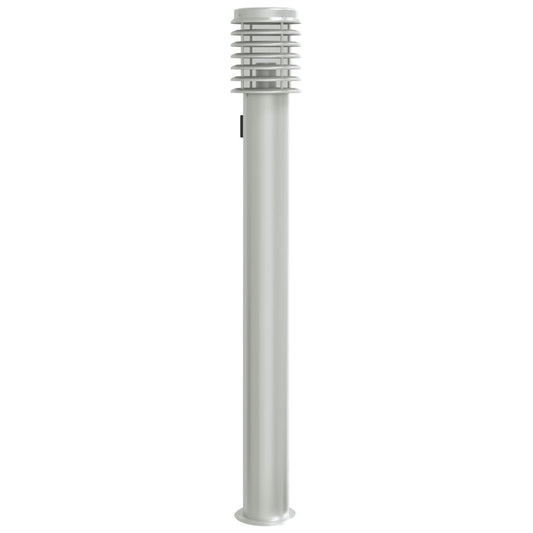 Venkovní Stojací Lampa 110Cm Nerezová Ocel Stříbrná