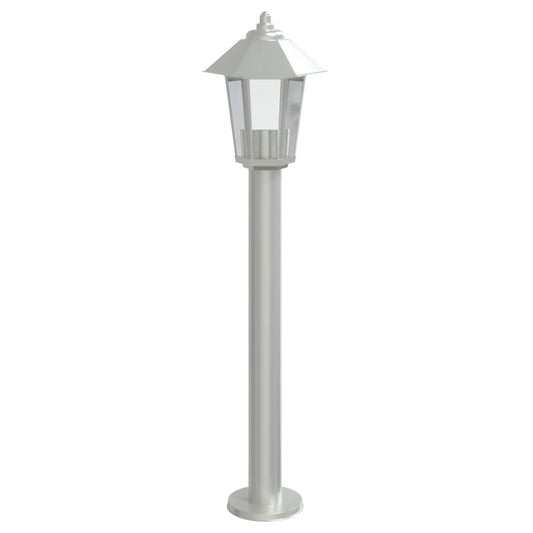 Venkovní Stojací Lampa Nerezová Ocel Stříbrná