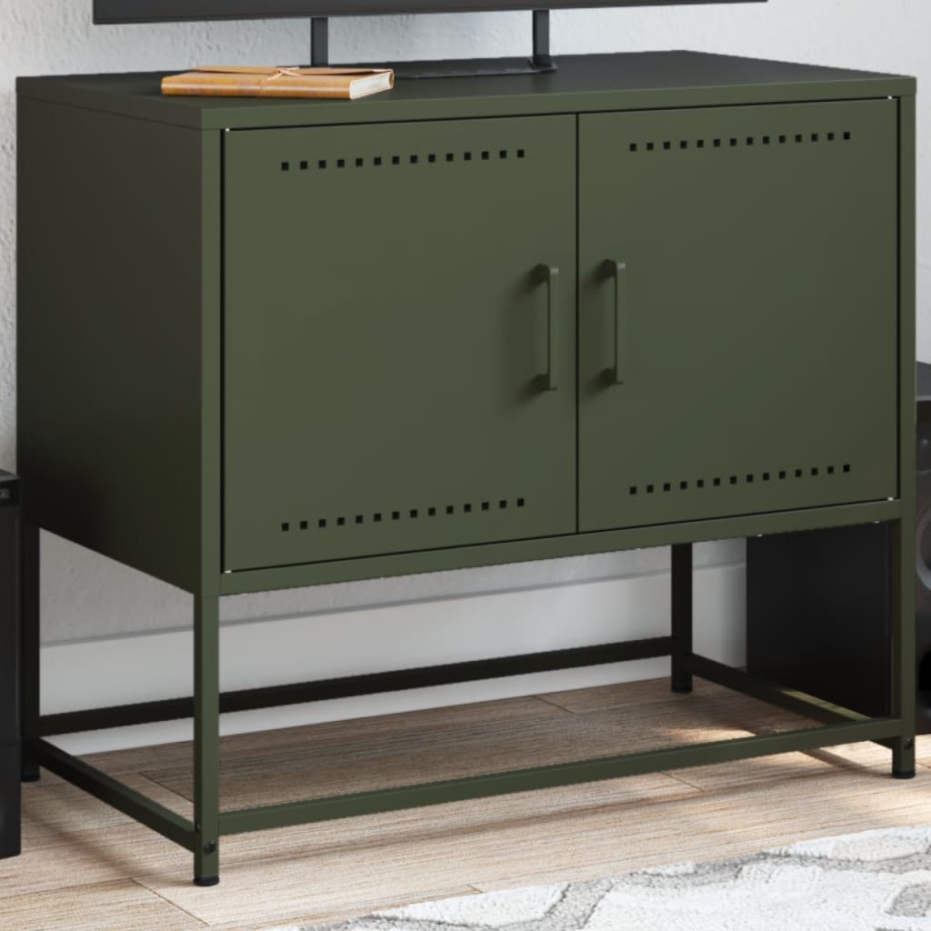 Tv Skříňka 68,5 X 39 X 60,5 Cm Ocel