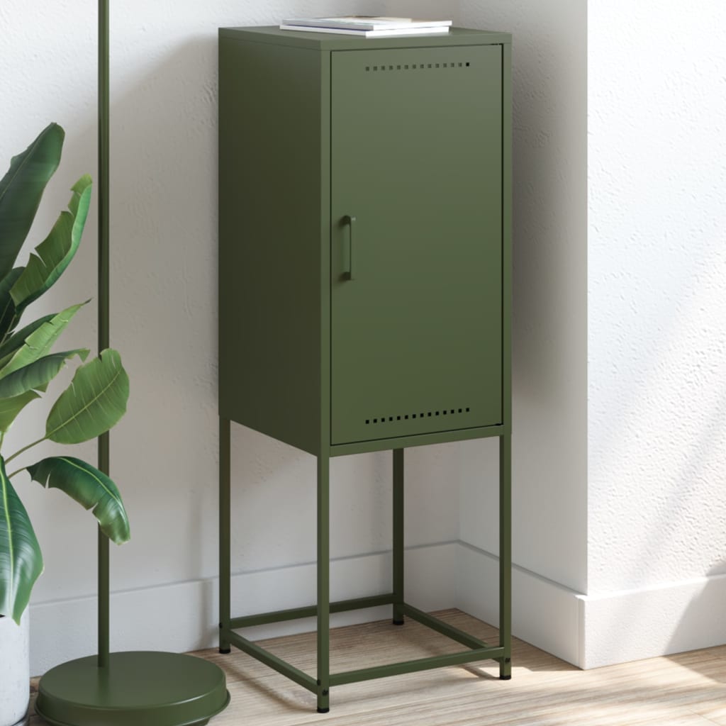 Skříň Highboard 36 X 39 X 107 Cm Ocel
