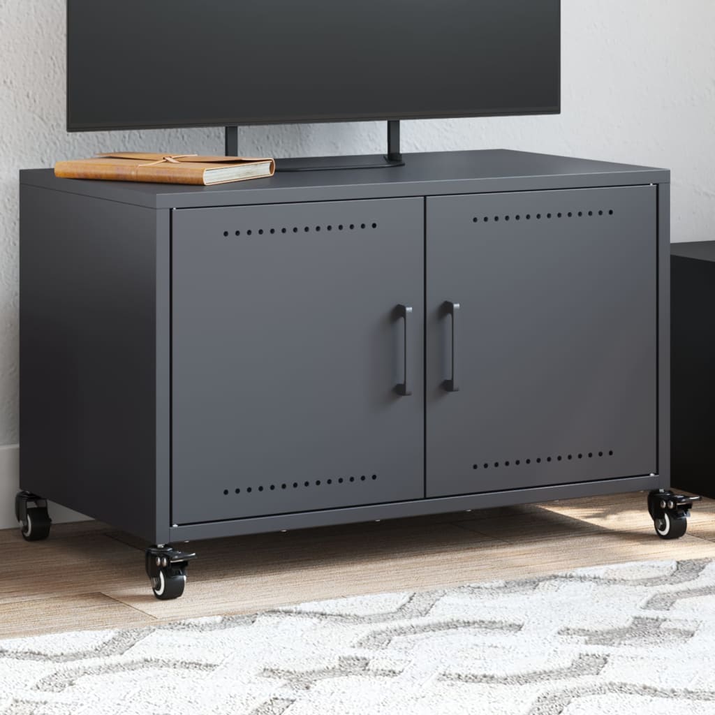 Tv Skříňka 68 X 39 X 43,5 Cm Ocel