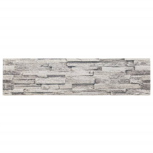 3D Nástěnné Panely 14 Ks Světle Šedé 100 X 25 Cm Eps