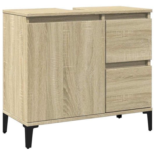Koupelnová Skříňka 65 X 33 X 60 Cm Kompozitní Dřevo