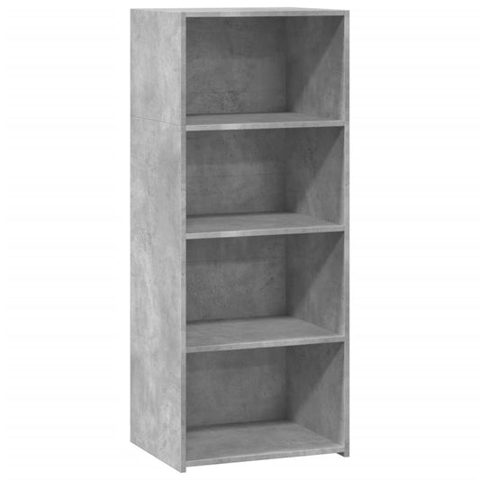 Skříň Highboard Betonově Šedá 50 X 41 X 124 Cm Kompozitní Dřevo