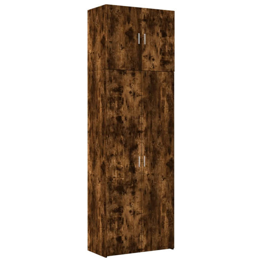 Skříň Highboard 80 X 42,5 X 249 Cm Kompozitní Dřevo