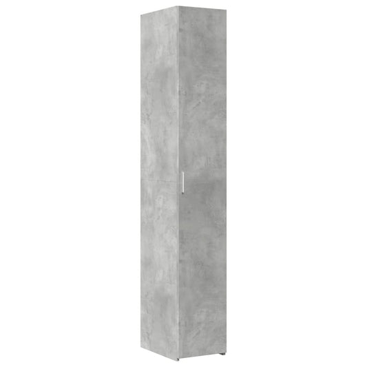 Skříň Highboard Betonově Šedá 30X42,5X185 Cm Kompozitní Dřevo