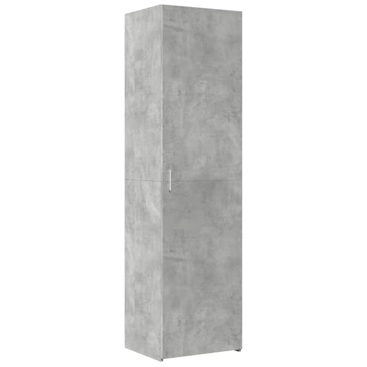 Skříň Highboard Betonově Šedá 50X42,5X185 Cm Kompozitní Dřevo