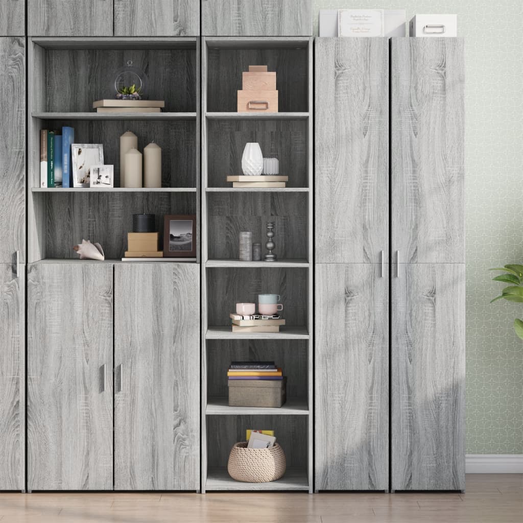Skříň Highboard 45 X 41 X 185 Cm Kompozitní Dřevo