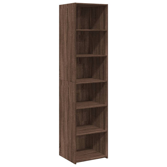 Skříň Highboard 45 X 41 X 185 Cm Kompozitní Dřevo