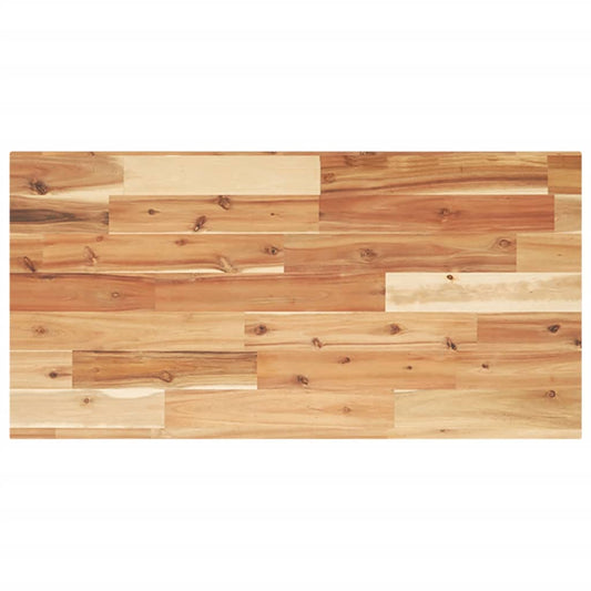 Stolní Deska Obdélníková 100 X 40 X 2 Cm Masivní Akáciové Dřevo