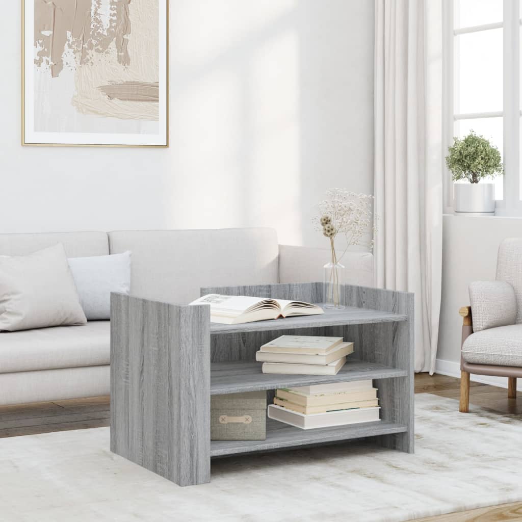 Konferenční Stolek Černý 100 X 50 X 50 Cm Kompozitní Dřevo