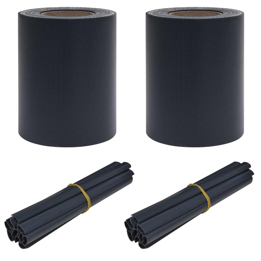 Zahradní Ochranné Plachty 70 X 0,19 M Pvc Tmavě Šedá