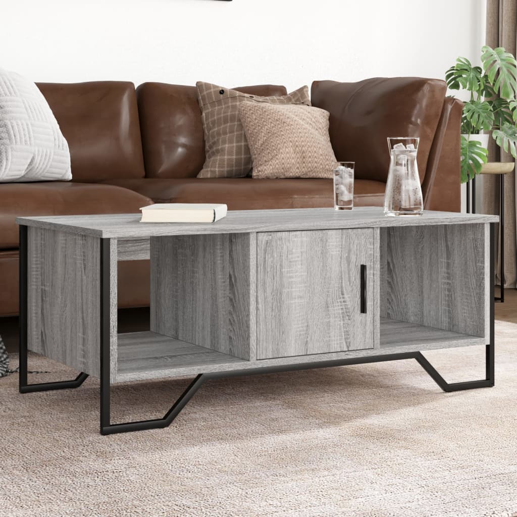 Konferenční Stolek Černý 100 X 51 X 40 Cm Kompozitní Dřevo