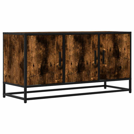 Tv Skříňka 100 X 35 X 50 Cm Kompozitní Dřevo A Kov
