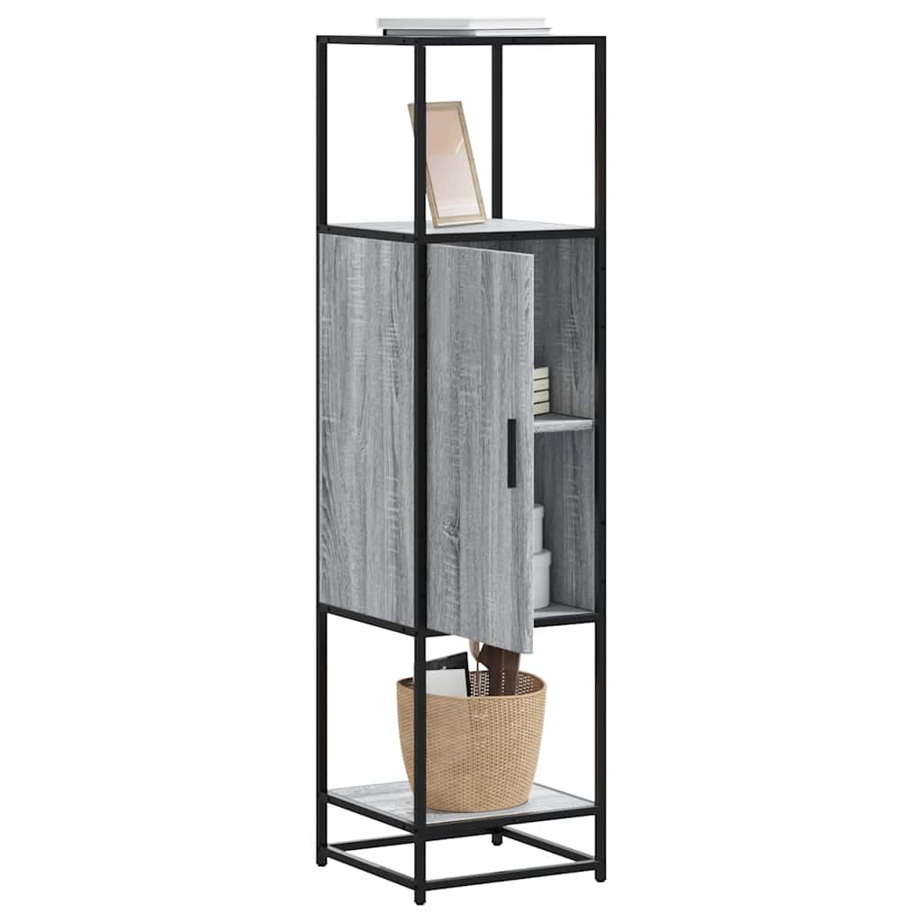 Skříň Highboard 35,5X35X139 Cm Kompozit A Kov