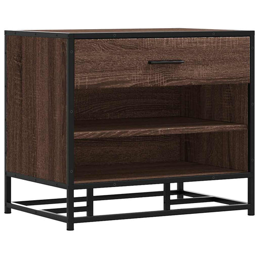 Lavice S Botníkem 60X40X53,5 Cm Kompozit A Kovu