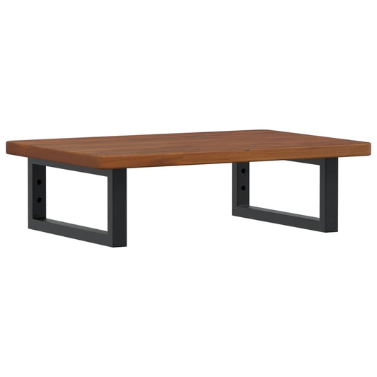 Deska Pod Umyvadlo Nástěnná Ocel A Masivní Dubové Dřevo