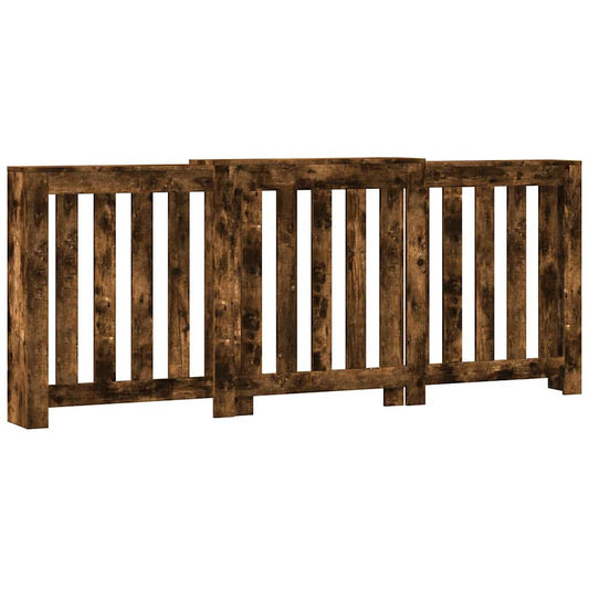 Kryt Na Radiátor 205X21,5X83,5 Cm Kompozitní Dřevo Kouřový Dub