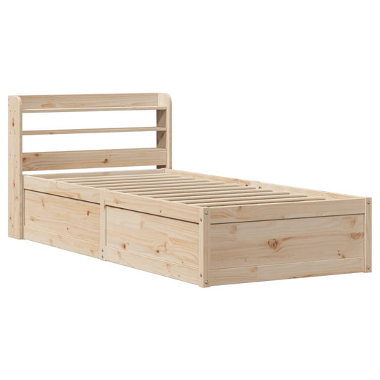 Rám Postele S Čelem Masivní Borovice