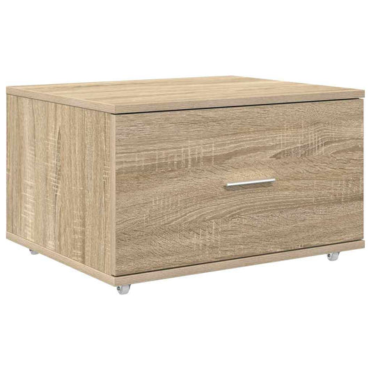 Skříň Se Zásuvkami S Kolem Sonoma Dub 55 X 45 X 31 Cm