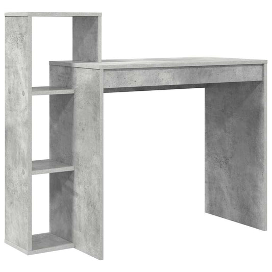 Stůl Betonově Šedá Kompozitní Dřevo 100 X 40 X 90 Cm
