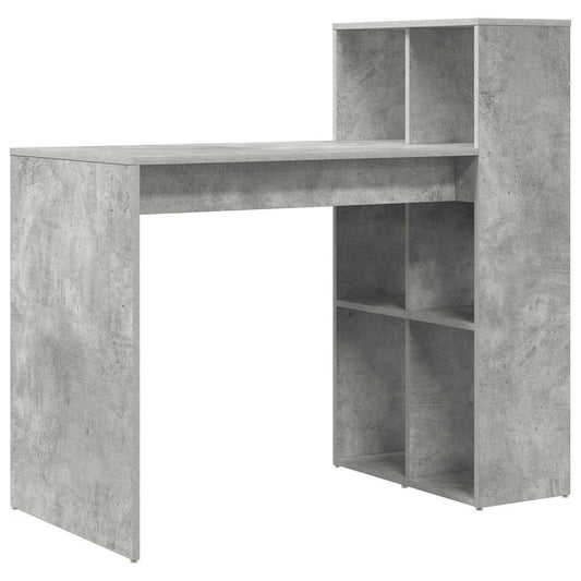 Stůl Betonově Šedá Kompozitní Dřevo 108 X 55 X 103.5 Cm