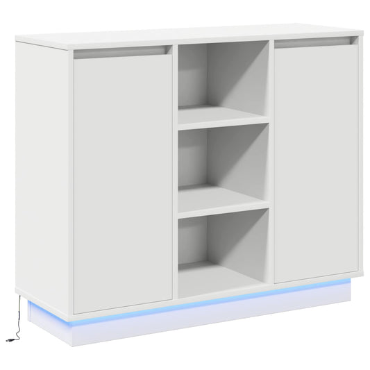 Led Komoda 90 X 32 X 75 Cm Kompozitní Dřevo