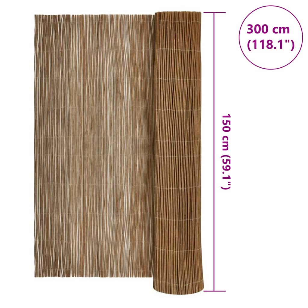 Vrba Plot Přírodní 150 X 300 Cm Vrba