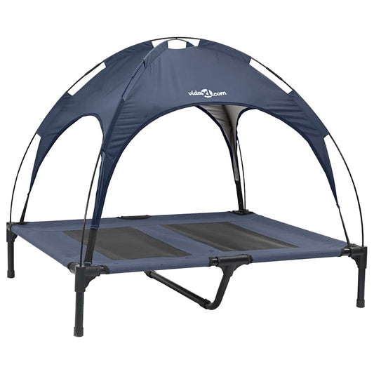 Psí Postel Námořnická Modrá 92 X 77 X 82,5 Cm Ocel