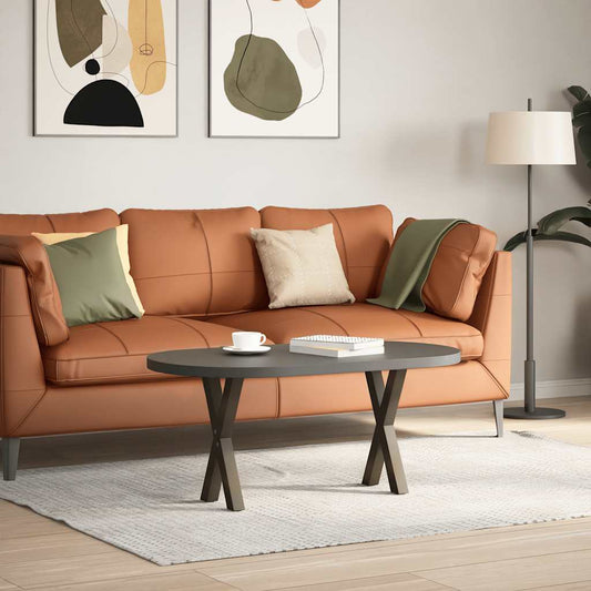 Nohy Konferenčního Stolku Ve Tvaru X, 2 Ks, Přírodní Ocel, 38 X (42-43) Cm, Ocel