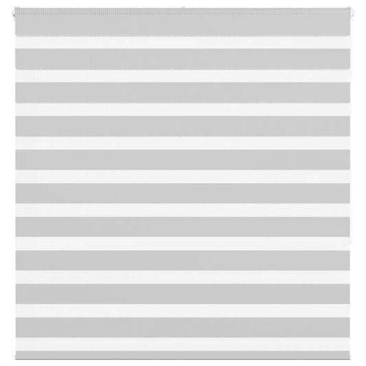 Zebra Roleta Šířka Látky 160,9 Cm Polyester Světle Šedá