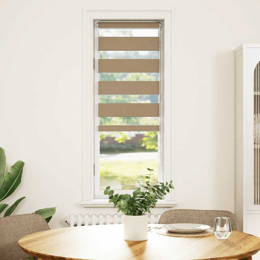 Zebra Roleta Pískově Hnědá Šířka Látky 35,9 Cm Polyester Sand Brown