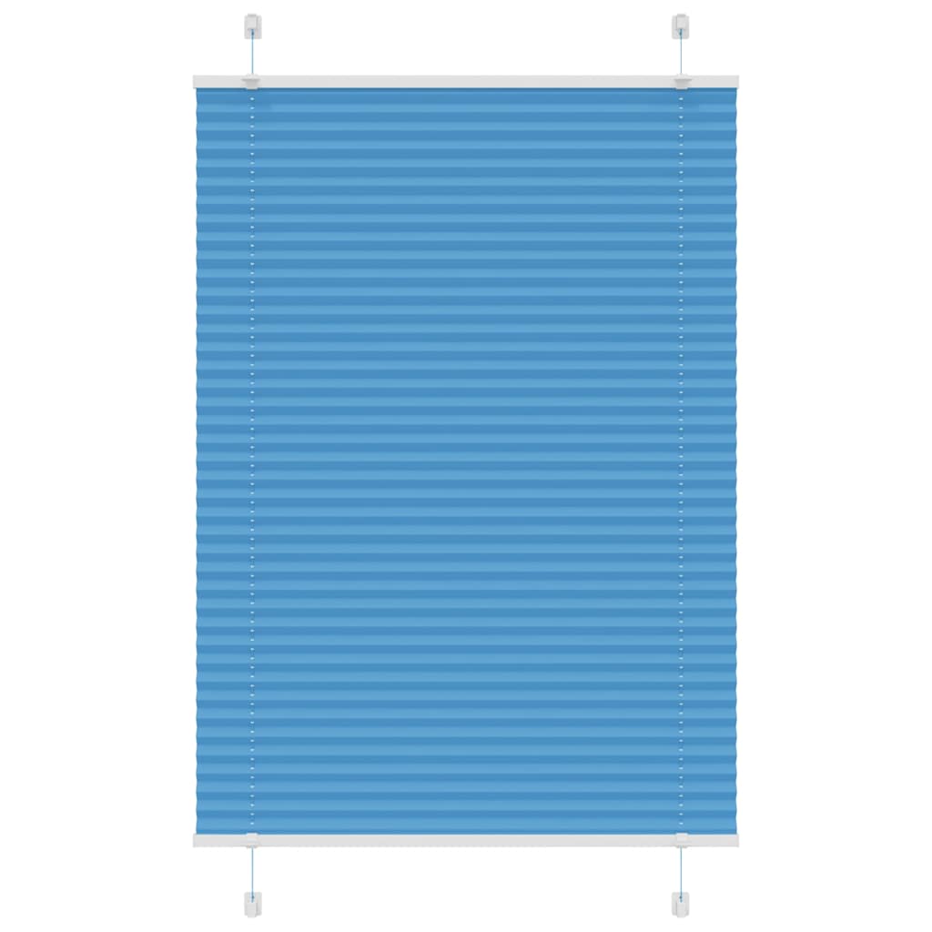 Plisovaná Roleta Šířka Látky 39,4 Cm Polyester Modrá