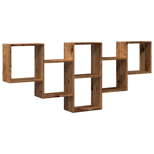 Nástěnná Police Old Wood 159 X 18 X 66 Cm Kompozitní Dřevo