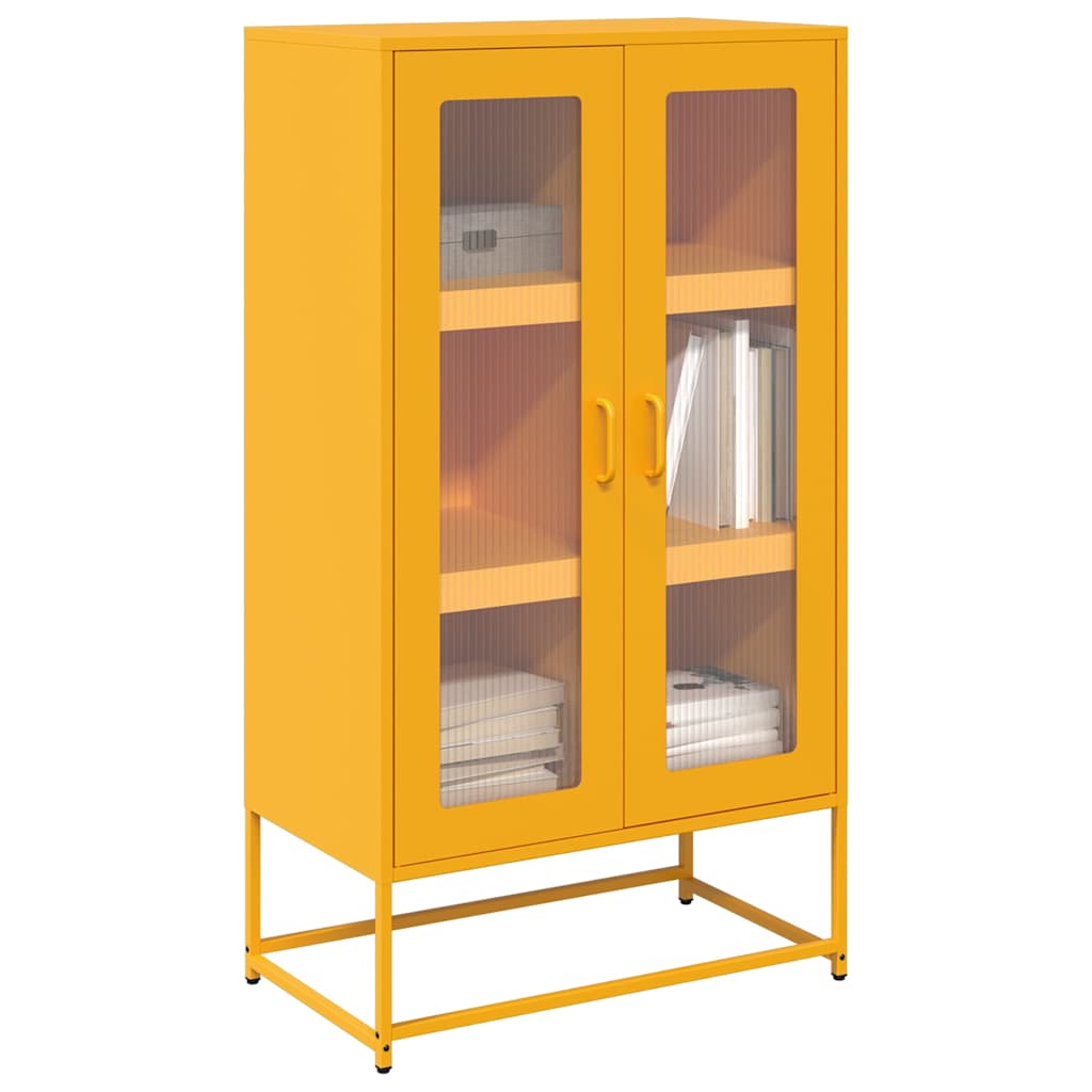 Skříň Highboard 68X39X123 Cm Ocel