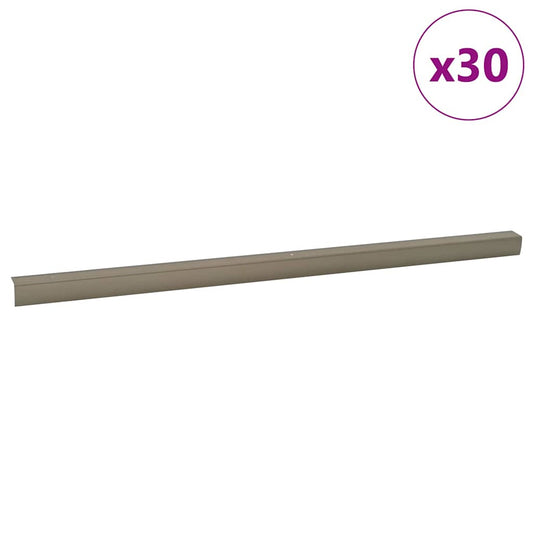 Schodové Hrany 30 Ks Champagne 67 X 3.5 X 3 Cm Hliník