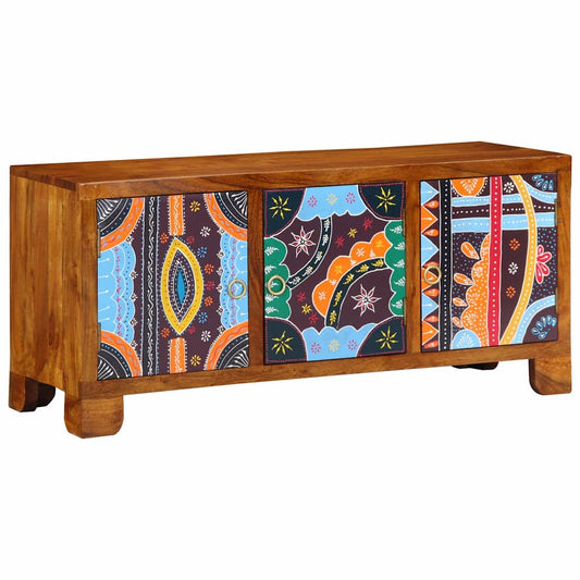 Lavička Na Boty S Úložištěm Medová Hnědá 100 X 35 X 45 Cm