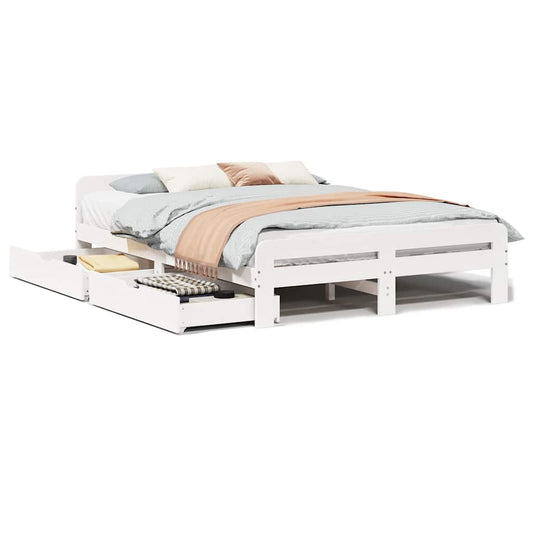 Postel Bez Matrace Masivní Borovice