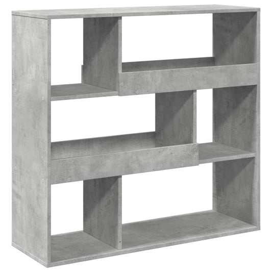 Knihovna / Dělicí Stěna Betonově Šedá 100 X 33 X 94,5 Cm