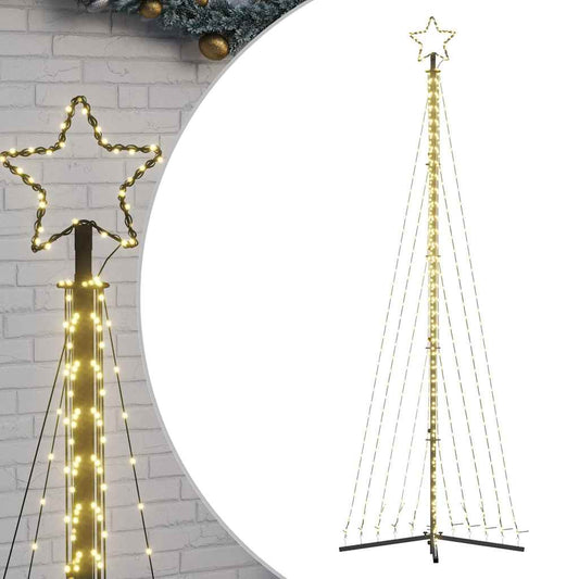 Led Vánoční Stromek 495 Teplých Bílých Led Diod 300,5 Cm