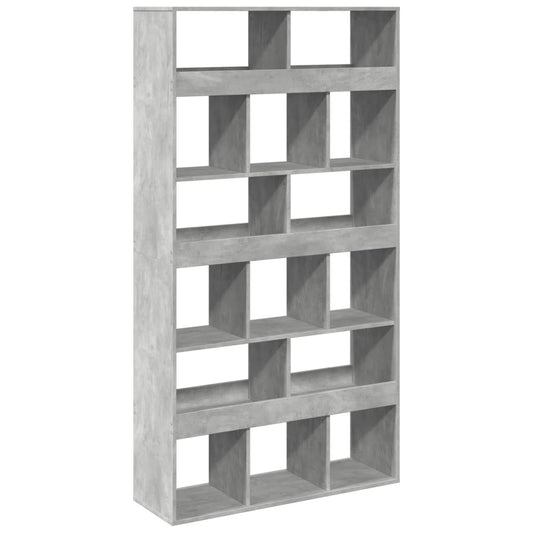 Knihovna Betonově Šedá 100 X 33 X 187,5 Cm Kompozitní Dřevo