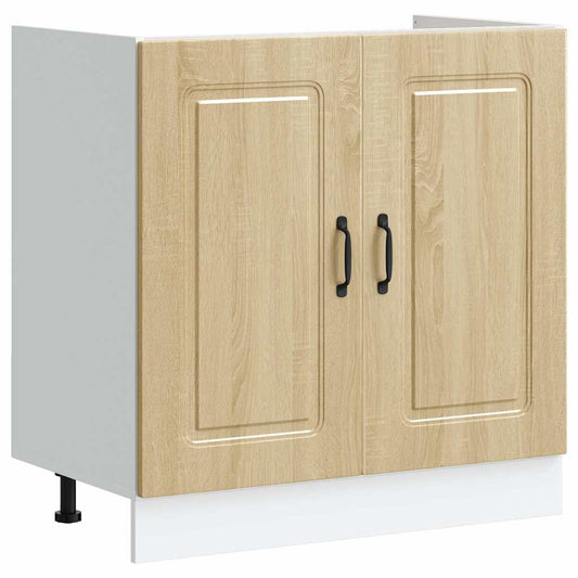 Skříňka Pod Umyvadlo "Kalmar" 80X46X81,5 Cm Kompozit Dub Sonoma