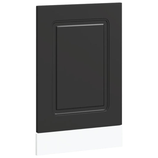 Panel Na Myčku "Kalmar" Černý 45X1,5X67 Cm Kompozitní Dřevo Černá
